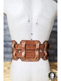 Olympus leather plate belt (Wild)