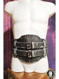 Olympus leather plate belt (Wild)