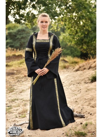 Eleanor medieval dress - Black