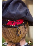 Wool Minstrel hat - Emperor Red/Epic Black