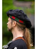 Wool Minstrel hat - Emperor Red/Emerald Green/Epic Black