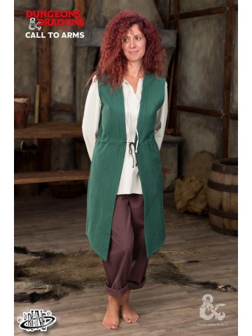 Dungeons & Dragons Druid Vest Long - Green