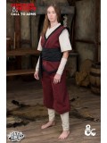 Dungeons & Dragons Monk vest - Bordeaux/Black