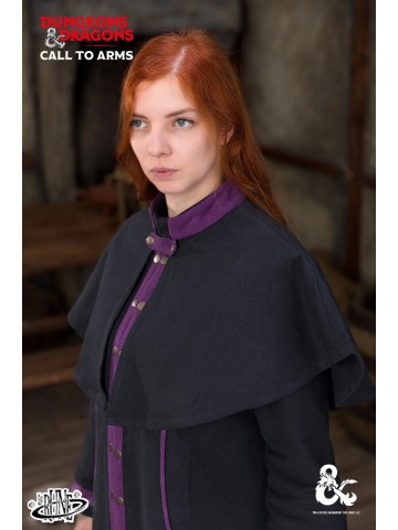 Dungeons & Dragons Warlock Cape - Black/Purple