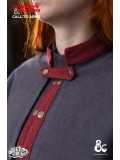 Dungeons & Dragons Warlock Cape - Grey/Red