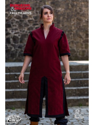 Dungeons & Dragons Fighter Tunic - Bordeaux/Black