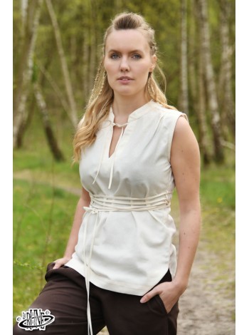 Levke sleeveless Blouse - Nature