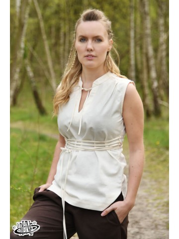 Levke sleeveless Blouse - Nature