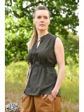 Levke sleeveless Blouse - Olive Green