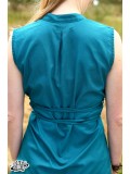 Levke sleeveless Blouse - Teal Blue