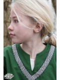 Medieval braided tunic Ailrik for children - Green