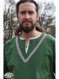 Medieval braided tunic Ailrik - Green