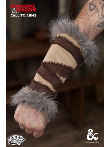 Dungeons and Dragons Barbarian bracers - Hemp/Brown