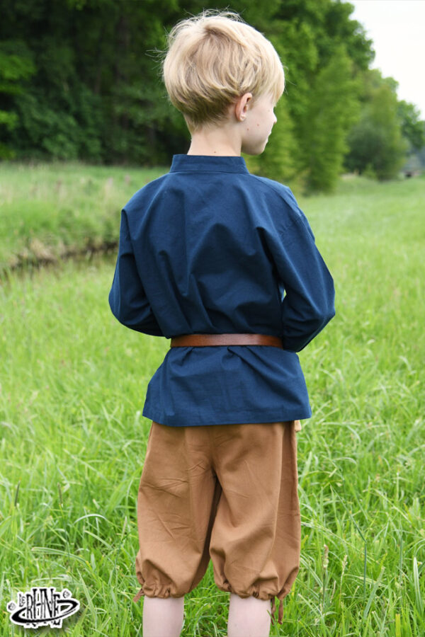 Calzoni alla zuava per bambini Jonte - Marrone Miele - immagine 5