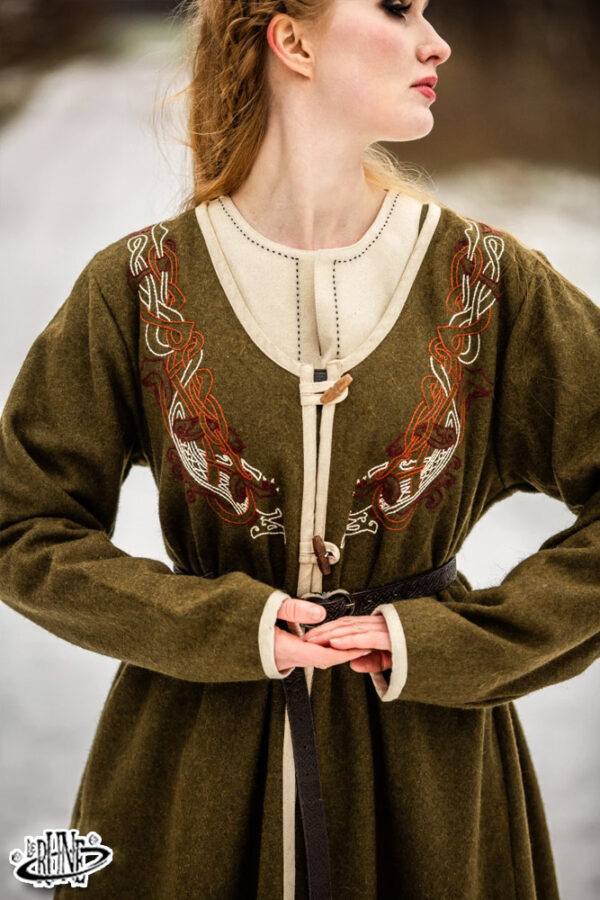 Cappotto in Lana Skadi - Verde Oliva - immagine 3