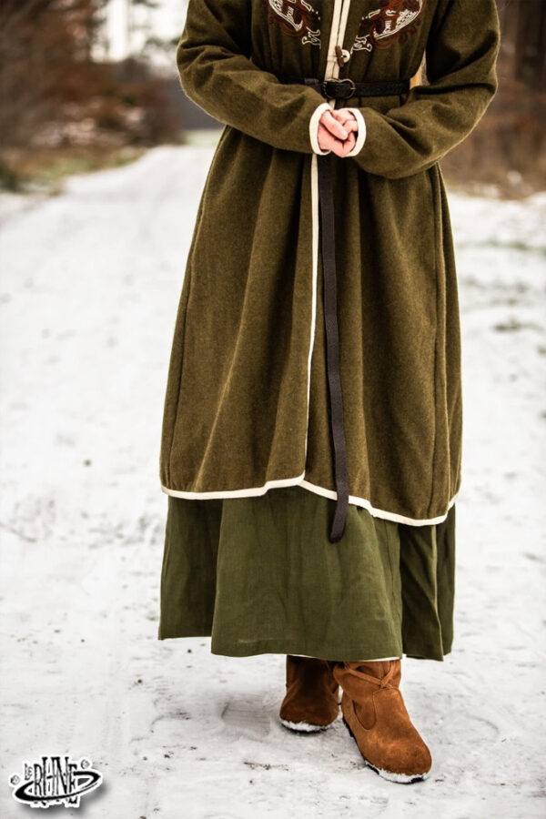 Cappotto in Lana Skadi - Verde Oliva - immagine 4